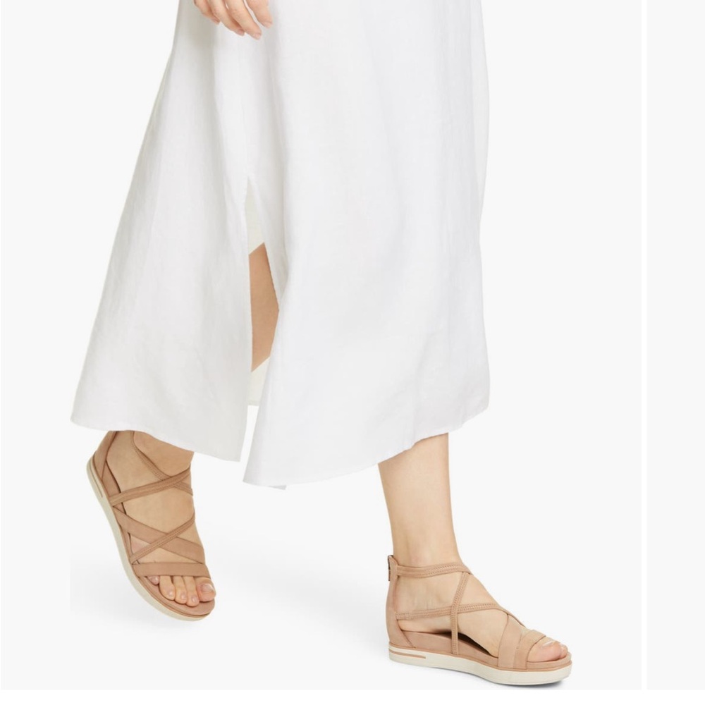 Eileen Fisher White Linen skirt